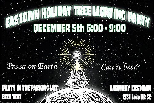 Eastown Holiday Tree Lighting Party: A tiny creative act builds community within a city neighborhood