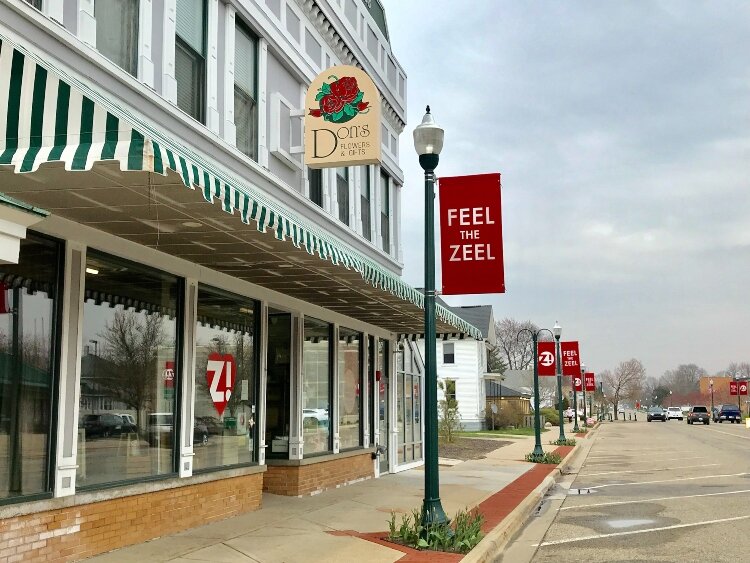Don's Flowers and Gifts is located at 217 E. Main Ave. in downtown Zeeland. 
