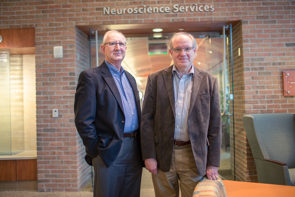 Ken Hekman, left, and Dr. John Mulder, right.