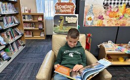 For 10-year-old Connor Trelfa, the Spencer Township branch of the Kent District Library isn’t just a place to borrow books, it’s a second home.