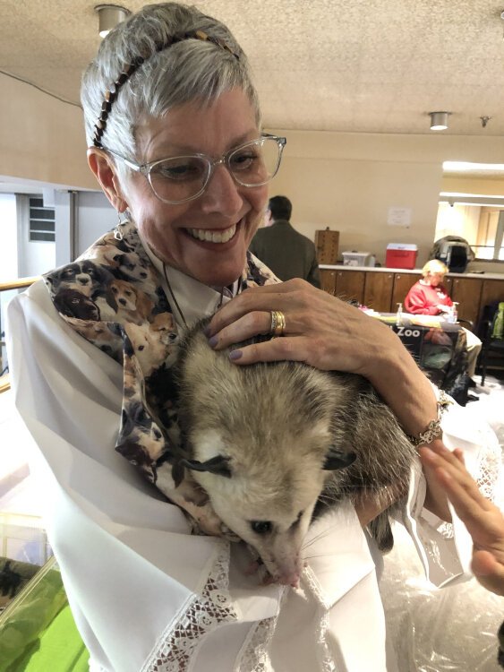 The Rev. Ginny Mikita loves all kinds of animals and considers them to be equal to humans.