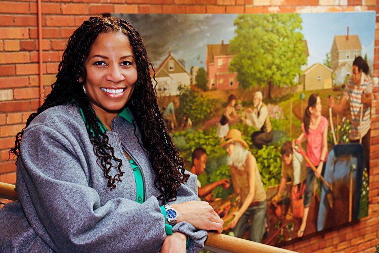 LaSandra Gaddy, the new president and CEO of the Grand Rapids Community Foundation (GRCF).