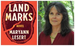 GRCC's Maryann Lesert's new novel is “Land Marks.” 