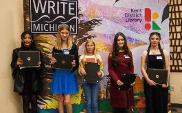 Kent District Library's Write Michigan Short Story Contest is free to enter for youth. Adults pay a $10 entry fee, although scholarships are available.