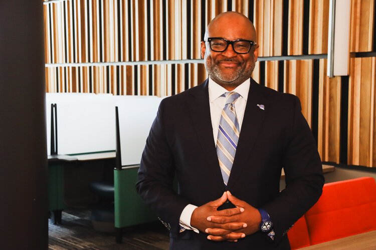 GVSU's vice president for enrollment development and educational outreach, B. Donta Truss, received a grant for the university's outreach program to HBU's and Hispanic-serving institutions.