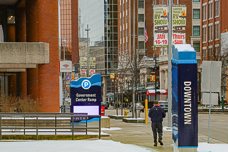 Newly elected Grand Rapids Mayor David LaGrand walks daily and intends to either walk or bike to City Hall whenever possible.