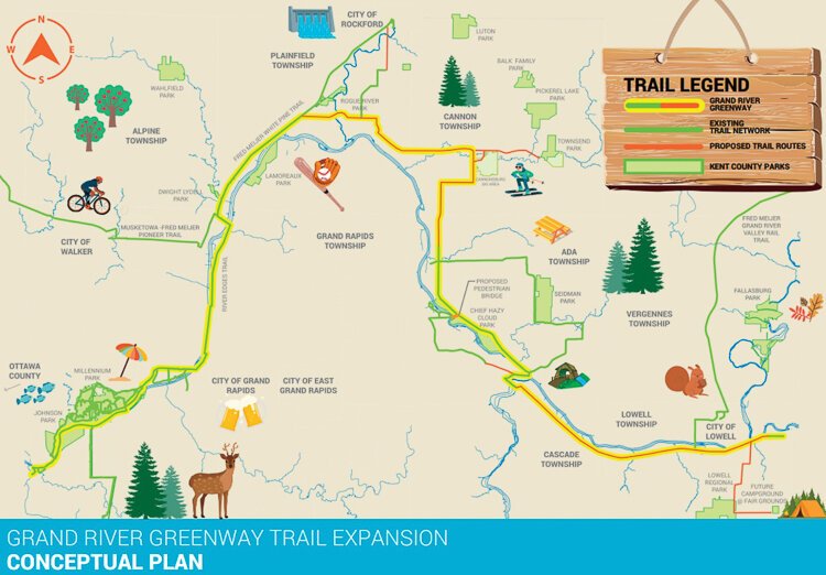 Grand River Greenway of Kent County.