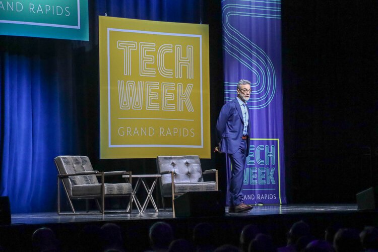 Stephen Dubner kicks off The Right Place's Tech Week Grand Rapids 2024.