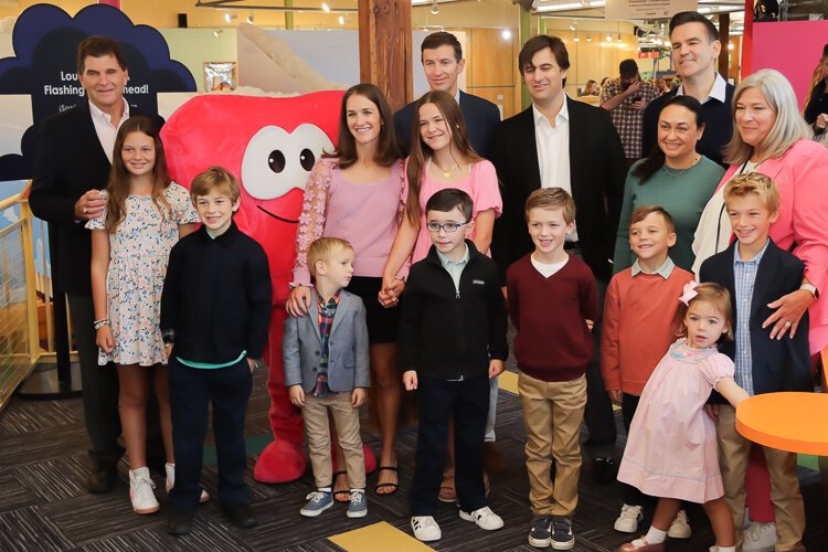 The family of Kimberly Mutch Bergner was in attendance at the ribbon-cutting ceremony for the Grand Rapids Children’s Museum's Weathering Emotions exhibition.