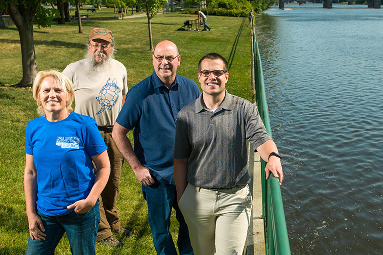 From left, Wendy Ogilvie, Ron Yob, Jay Steffen and Matt Chapman.