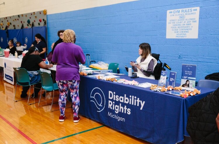 DRM holds a COVID-19 clinic at a Global Detroit resource fair.