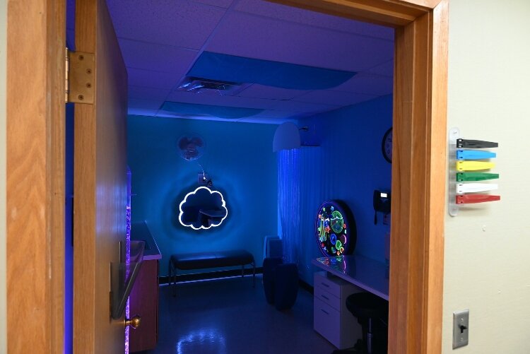 The Calhoun County Public Health Department transformed added two sensory rooms.